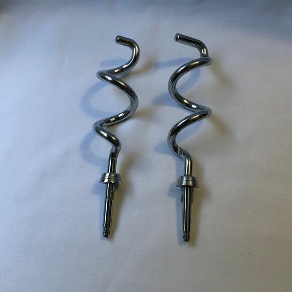 Oster Dough Hooks Regency 9000 Series Kitchen Center Spiral Kneading Set Of 2 - Picture 1 of 4
